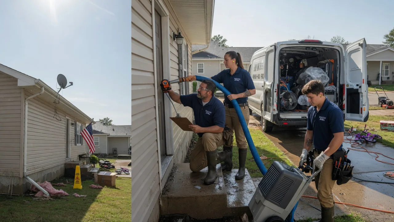 Ceiling Water Damage Restoration in Pentress, WV near me